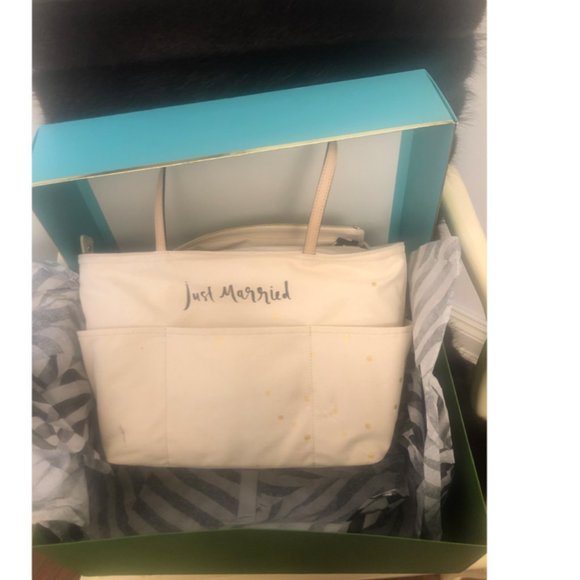 kate spade Wedding Belles After Party Francis tote bag purse *PLEASE READ* - Picture 8 of 15